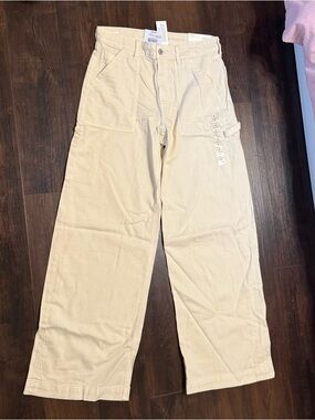 High waisted wide leg pants